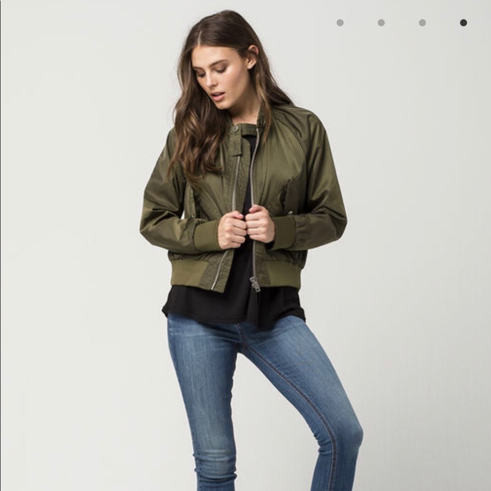 Free People Midnight Bomber Jacket
